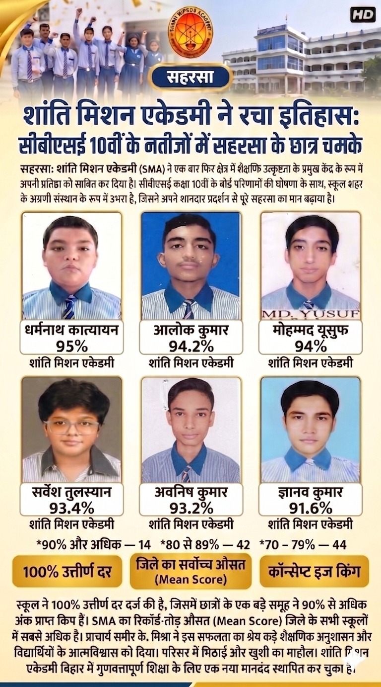 best school in saharsa